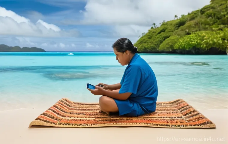 사모아에서 사용할 수 있는 SIM 카드 및 데이터 요금제 - **Prompt: Seamless eSIM Activation in a Scenic Samoan Landscape**
"An adult traveler, wearing a ... 사모아에서 사용할 수 있는 SIM 카드 및 데이터 요금제 - **Prompt: Seamless eSIM Activation in a Scenic Samoan Landscape**
"An adult traveler, wearing a ...